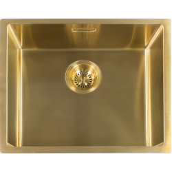 __WYSYŁKA 24H*__ | Zlew REGINOX MIAMI 50X40 stal PVD GOLD (złoty szczotkowany) (R30745)