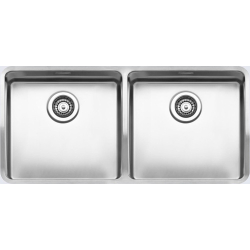 Zlew REGINOX OHIO 40X40 + 40X40 stal INOX MAT (R16596)