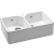__WYSYŁKA 24H*__ | Zlew ceramiczny REGINOX BELFAST DOUBLE WHITE (biały połysk) (R40720)