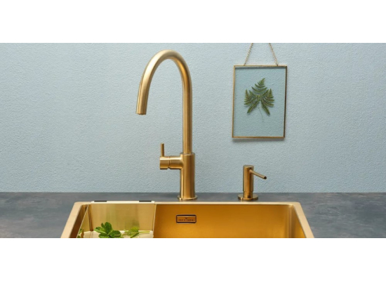 Bateria REGINOX LEVISA PVD GOLD FLAX (jasny złoty) (R35306)