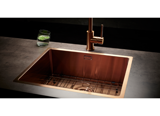 __WYSYŁKA 24H*__ | Zlew REGINOX MIAMI 50X40 stal PVD COPPER (miedź szczotkowana) (R30738)