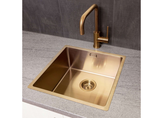 __WYSYŁKA 24H*__ | Zlew REGINOX MIAMI 50X40 stal PVD COPPER (miedź szczotkowana) (R30738)