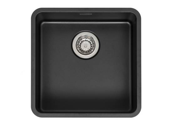 Zlew REGINOX OHIO 40X40 stal JET BLACK (czarny mat) (R32725)