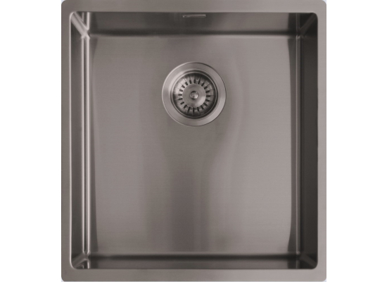 __WYSYŁKA 24H*__ | Zlew REGINOX MIAMI 40X40 stal PVD GUN METAL (grafit szczotkowany) (R30691)