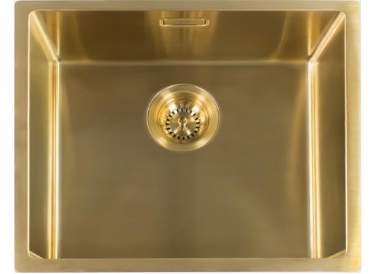 __WYSYŁKA 24H*__ | Zlew REGINOX MIAMI 50X40 stal PVD GOLD (złoty szczotkowany) (R30745)