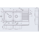 Zlew REGINOX CENTURIO L30 stal INOX POLER (R19627)