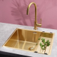 __WYSYŁKA 24H*__ | Zlew REGINOX MIAMI 50X40 stal PVD GOLD (złoty szczotkowany) (R30745)