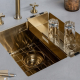 __WYSYŁKA 24H*__ | Zlew REGINOX MIAMI 50X40 stal PVD GOLD (złoty szczotkowany) (R30745)