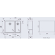 Zlew REGINOX NEW YORK 34X40 + 18X40 stal INOX POLER (R27806)