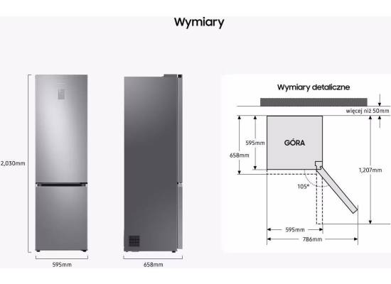_wysyłka 48H*_ | Chłodziarka SAMSUNG RB38C604DSA