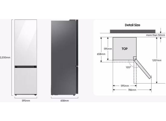 _wysyłka 48H*_ | Chłodziarka SAMSUNG RB38C6B2E22 BESPOKE