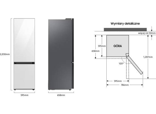_wysyłka 48H*_ | Chłodziarka SAMSUNG RB38C7B5E22 BESPOKE
