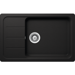 Zlew SCHOCK FORMHAUS D-100LS NERO (Cristalite) *** zamów wycięcie otworów GRATIS ***
