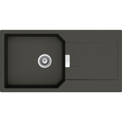 Zlew SCHOCK MANHATTAN D-100L ASPHALT (Cristalite) *** zamów wycięcie otworów GRATIS ***
