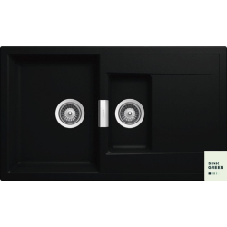 Zlew SCHOCK MONO D-150 NIGHT (Cristadur) *** zamów wycięcie otworów GRATIS ***