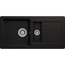 Zlew SCHOCK TYPOS D-150S NERO (Cristalite) *** zamów wycięcie otworów GRATIS ***