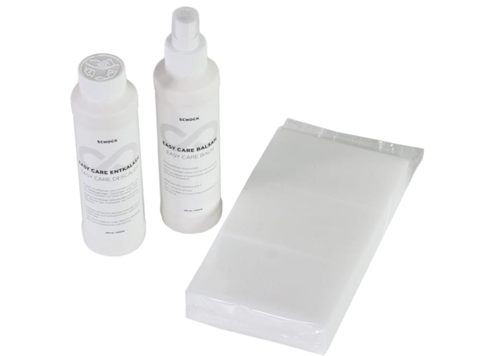 Zestaw SCHOCK 629735 do łatwej pielęgnacji zlewów (balsam + środek odwapniający + gąbka)