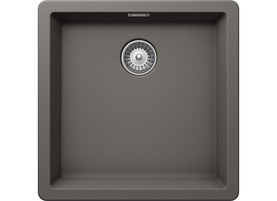 Zlew SCHOCK GREENWICH N-100-FB SILVERSTONE (na równi z blatem) (Cristadur) | linia STUDIO