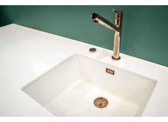 Zlew SCHOCK GREENWICH N-100L SILVERSTONE (Cristadur) | linia STUDIO