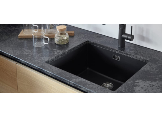 Zlew SCHOCK GREENWICH N-100L SILVERSTONE (Cristadur) | linia STUDIO