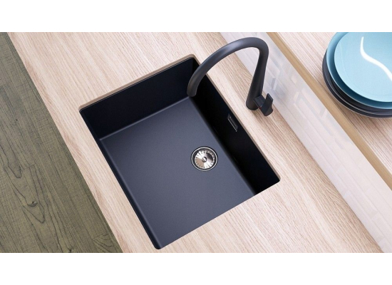 Zlew SCHOCK GREENWICH N-100L SILVERSTONE (Cristadur) | linia STUDIO
