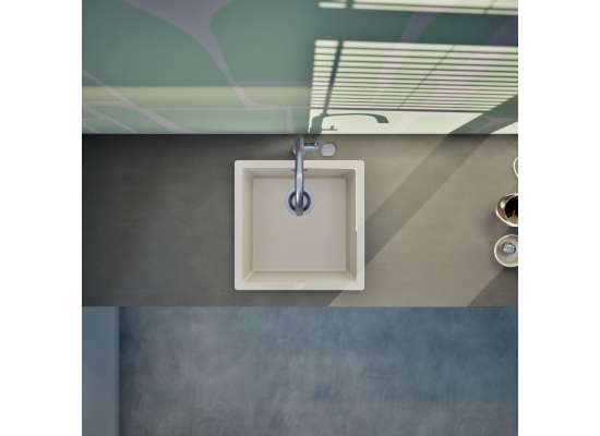 Zlew SCHOCK KAIA N-100 STONE (Cristadur) | linia STUDIO