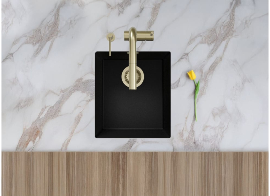 Zlew SCHOCK KAIA N-100S SILVERSTONE (Cristadur) | linia STUDIO