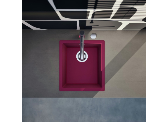 Zlew SCHOCK KAIA N-100S SILVERSTONE (Cristadur) | linia STUDIO