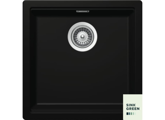 Zlew SCHOCK KIRUNA N-100 NIGHT (Cristadur) | linia STUDIO