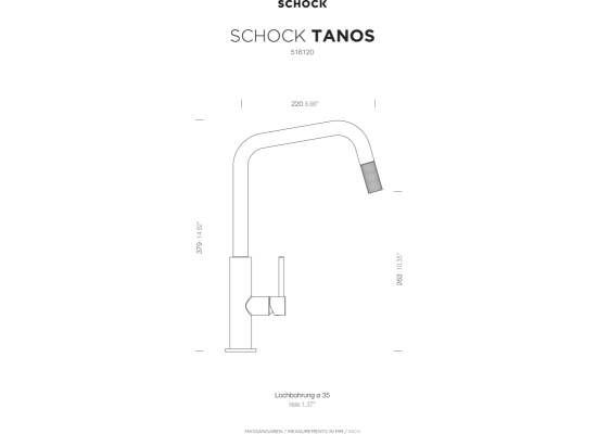 Bateria SCHOCK TANOS 516120 S czarny mat (PURO)