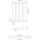 Mata składana SCHOCK 629725EDM inox (480x336mm)