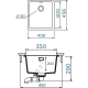 Zlew SCHOCK GREENWICH N-100S PURO (Cristadur) | linia STUDIO