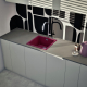 Zlew SCHOCK KAIA N-100 STONE (Cristadur) | linia STUDIO