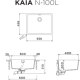 Zlew SCHOCK KAIA N-100L STONE (Cristadur) | linia STUDIO