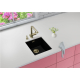 Zlew SCHOCK KAIA N-100S SILVERSTONE (Cristadur) | linia STUDIO