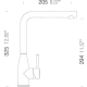 Bateria SCHOCK KETO 518000 EDM stal szczotkowana INOX | linia STUDIO