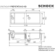 Zlew SCHOCK PREPSTATION D-150 DUSK (Cristadur) | linia STUDIO
