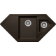 Zlew SCHOCK SIGNUS C-150 BRONZE (Cristadur) *** zamów wycięcie otworów GRATIS ***