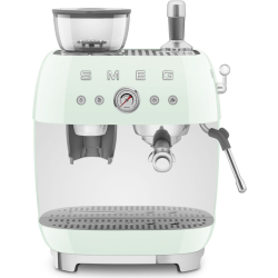 _RABAT_ | wysyłka 24H* | Ekspres kolbowy z młynkiem SMEG EGF03PGEU pastelowa zieleń | linia 50's STYLE