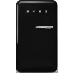_RABAT_ | Lodówka wolnostojąca SMEG FAB10LBL6 czarny | zawias LEWY | 96cm | linia 50's STYLE