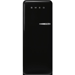 _RABAT_ | Lodówka wolnostojąca SMEG FAB28LBL6 czarny | zawiasy po LEWEJ | 150cm | linia 50'S STYLE