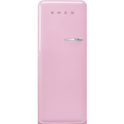 _RABAT_ | Lodówka wolnostojąca SMEG FAB28LPK6 pastelowy róż | zawiasy po LEWEJ | 150cm | linia 50'S STYLE