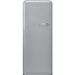 _RABAT_ | wysyłka 24H* | Lodówka wolnostojąca SMEG FAB28LSV6 srebrny | zawiasy po LEWEJ | 150cm | linia 50'S STYLE
