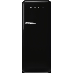 _RABAT_ | wysyłka 24H* | Lodówka wolnostojąca SMEG FAB28RBL6 czarny | zawiasy po PRAWEJ | 150cm | linia 50'S STYLE
