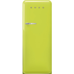 _RABAT_ | Lodówka wolnostojąca SMEG FAB28RLI6 limonkowy | zawiasy po PRAWEJ | 150cm | linia 50's STYLE