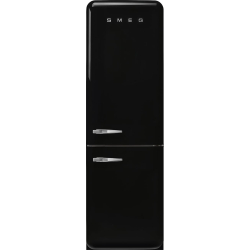 _RABAT_ | Lodówka wolnostojąca SMEG FAB32RBL6 czarny | zawiasy po PRAWEJ | 197cm | linia 50'S STYLE