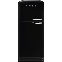 _RABAT_ | Lodówka wolnostojąca SMEG FAB50LBL5 czarny | zawiasy po LEWEJ | 188cm | linia 50's STYLE