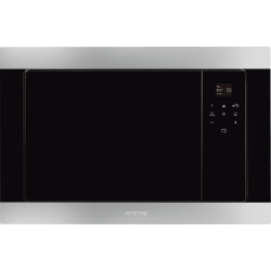 _RABAT_ | Kuchenka mikrofalowa SMEG FMI320X2 stal nierdzewna | linia CLASSICA