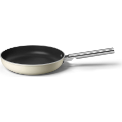 _RABAT_ | Patelnia SMEG FPF2802CRM kremowy mat | 28cm