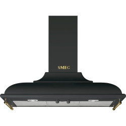 _RABAT_ | Okap przyścienny SMEG KC19AOE antracyt | 90cm | 788 m3/h | linia CORTINA